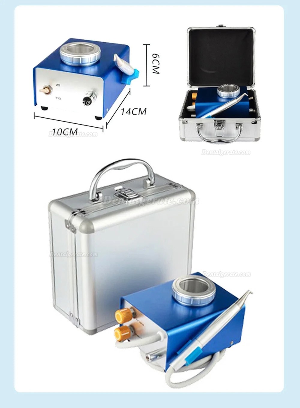 Pulverstrahlger&auml;t zahnarzt / airflow pulver (2 oder 4H)